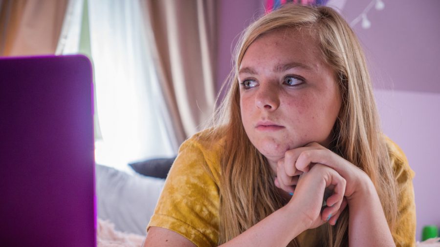 Real life eighth-grade Elsie Fisher makes her debut in Bo Burnhams Eighth Grade.