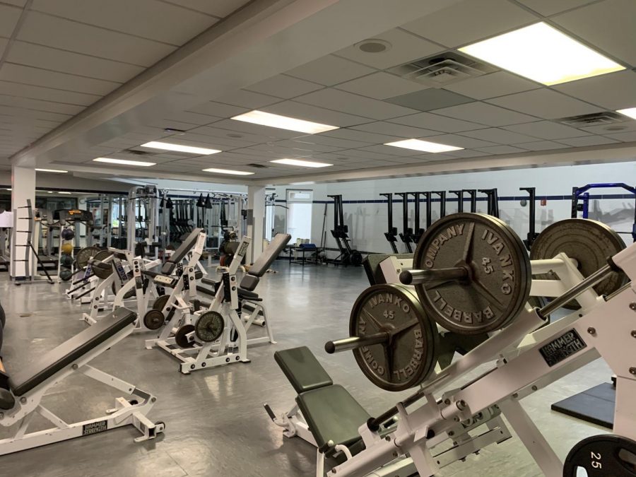 The Old Fitness Center could be turned into a state-of-the-art training facility, said Poly trainers John Pomponio and Alyssa Alaimo.