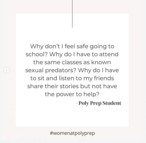 A screenshot from the Women at Poly Instagram account.