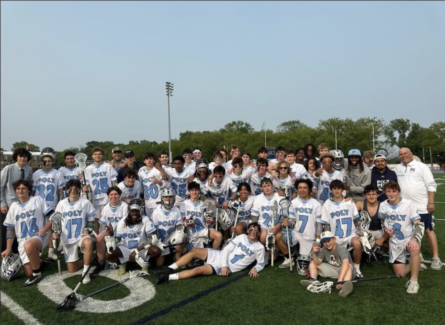 Poly Prep boys lacrosse team 