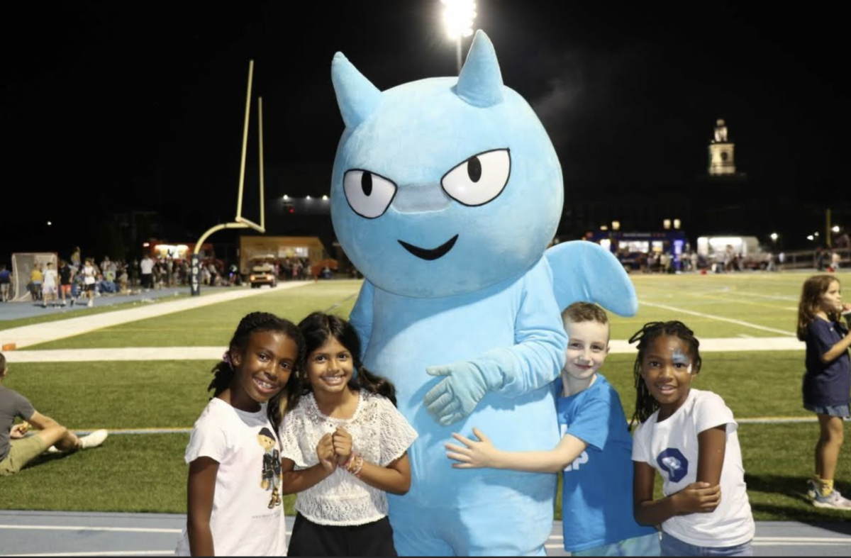 Blue Devil Night Lights Up Poly Prep